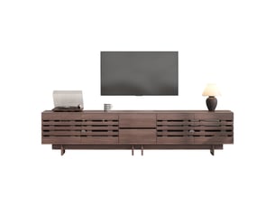 Meuble tv coloris naturel 200 cm <strong></strong>  <strong></strong>