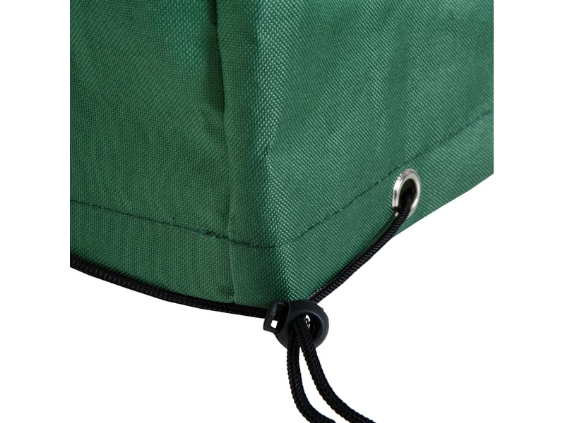  Housse de protection pour mobilier de jardin 135x135x75 cm verte en tissu oxford 600d, imperméable et anti-uv  - Conforama E