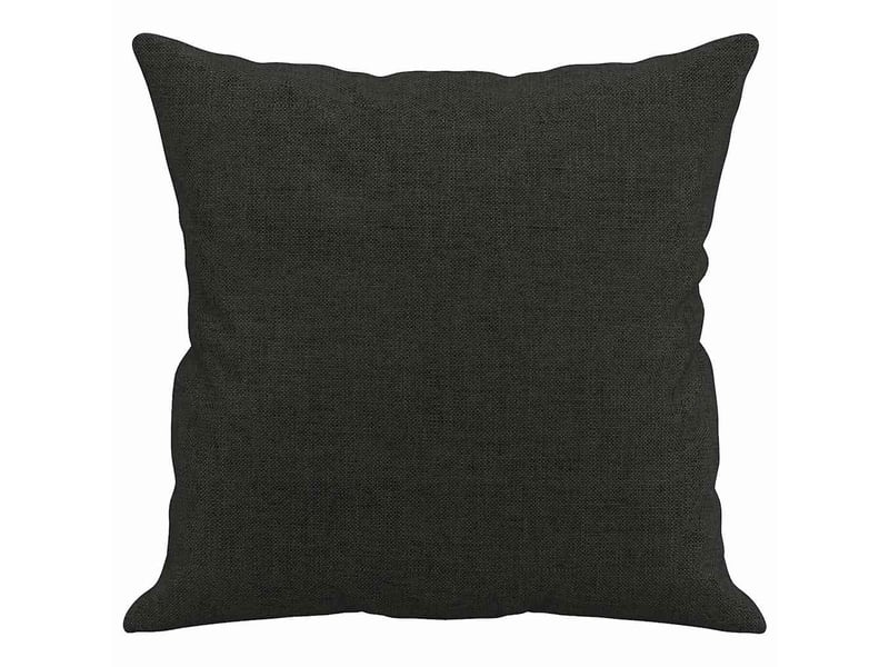  Lot de 2 coussins décoratifs noir 40x40 cm tissu cf60880  - Conforama D