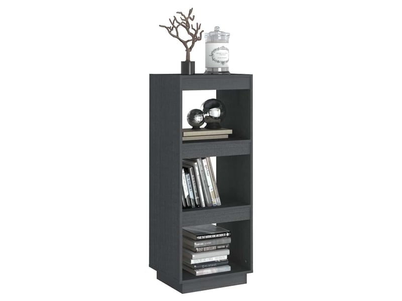  Bibliothèque, étagère de rangement gris 40x35x103 cm pin massif  - Conforama D