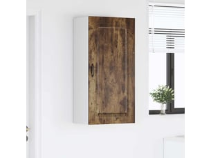 Meuble mural de cuisine | armoire de cuisine chêne fumé 50x31x100cm