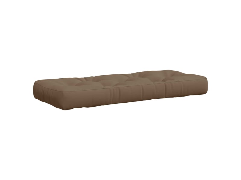  Coussin de siège en palette, coussin d'assise vianen 100 % polyester taupe cf55901  - Conforama D