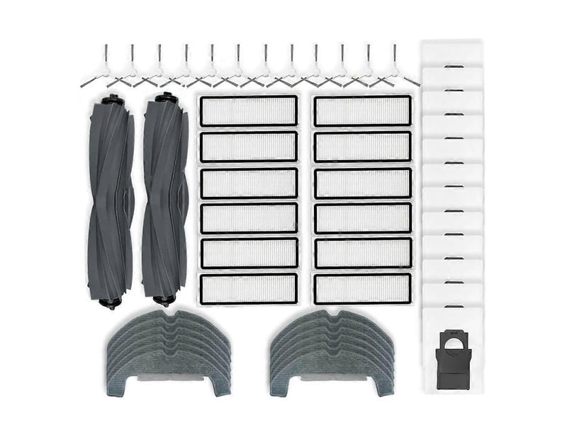  For d10 plus gen 2 rld32gd vacuum parts main roller side brush hepa filter mop cloth dust bag accessories  - Conforama A