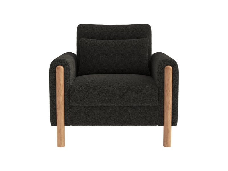  Canapé de salon, canapé moderne, gris, dossier inclinable, design moderne, pour salon, bureau, chambre  - Conforama W