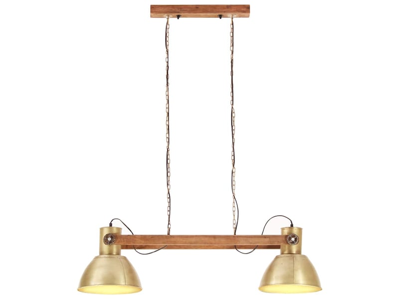  Lampe suspendue, suspension luminaire industrielle 25 w laiton 109 cm e27  - Conforama C