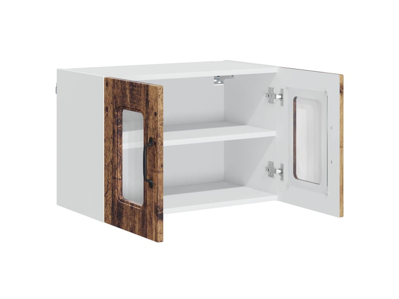  Meuble mural de cuisine | armoire de cuisine bois ancien 60x31x40cm  - Conforama E