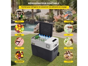 Refrigerateur 1 porte froid Ventilé (no frost): sans givre <strong>BLOSSOM</strong>  -  largeur 37.8 cm x hauteur 61 cm