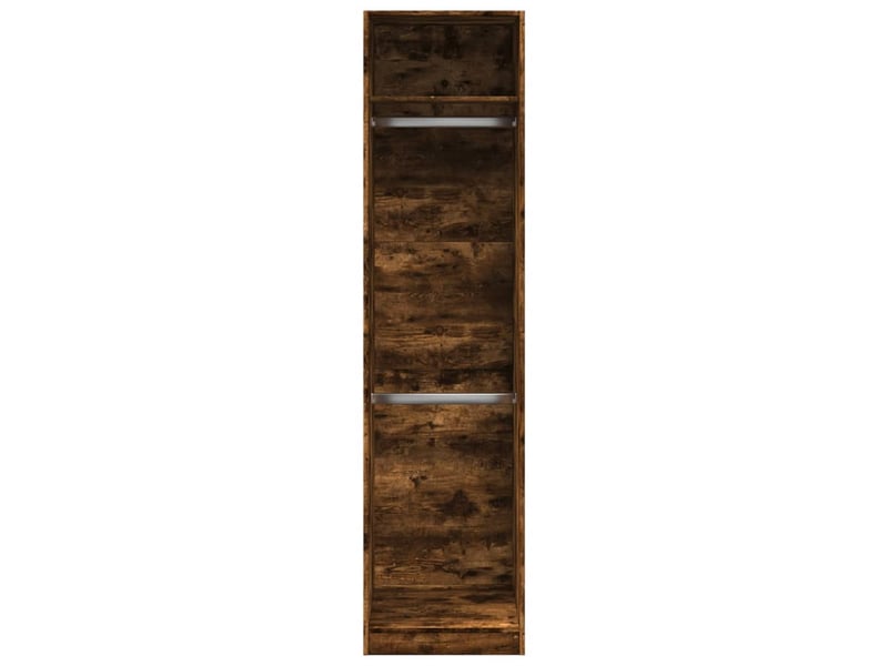  Garde-robe, armoire de rangement chêne fumé 50x50x200 cm bois d'ingénierie shl41123  - Conforama D
