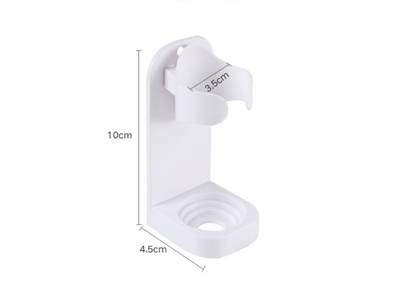  Porte-brosse à dents électrique mural brosse à dents électrique stan blanc 4 pièces  - Conforama D