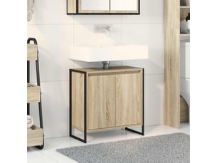 Cabinet de salle de bain sonoma 60x30x60 cm