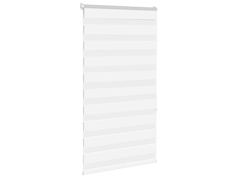  Store zèbre, store de fenêtre blanc 90x150 cm largeur du tissu 85,9 cm polyester cf48431  - Conforama C