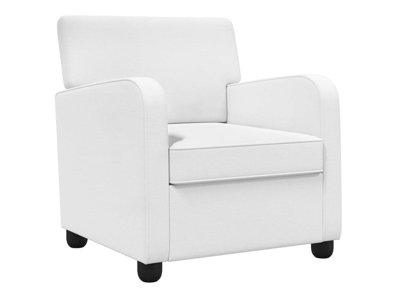 Vidaxl fauteuil blanc tissu - Conforama A