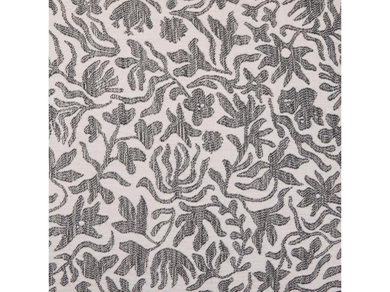  Housse de coussin en jacquard floral et franges  edoline 25409 - Conforama D