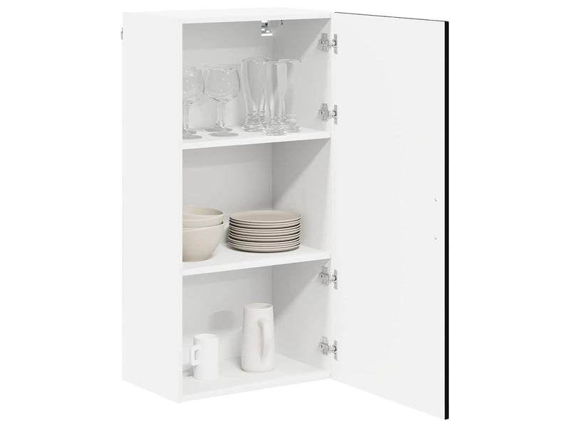  Meuble mural de cuisine | armoire de cuisine noir 50x31x100cm  - Conforama C