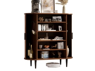 Buffet 2 porte(s)  0 tiroir(s) <strong>HAUSS SPOLE</strong> <strong></strong> - 85 cm coloris naturel 