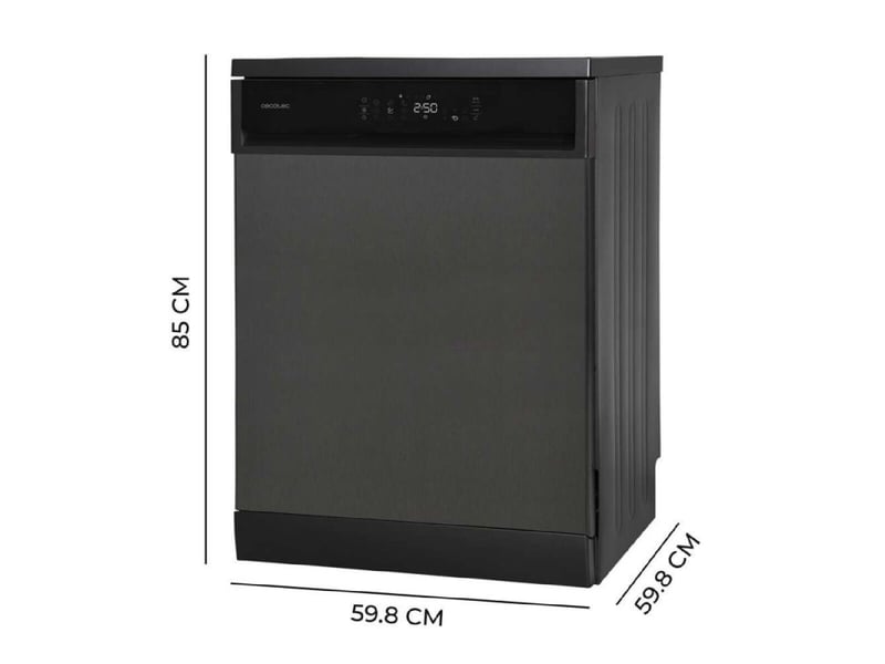 Lave-vaisselle cecotec 6800 dark a noir  - Conforama D