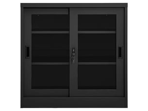 Armoire <strong></strong> <strong></strong> coloris noir largeur 90 cm