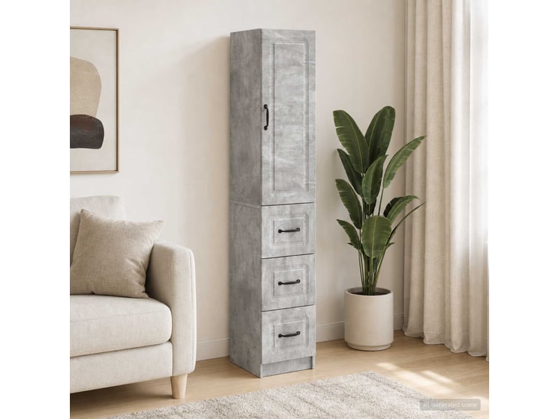  Ensemble de meubles 2 pcs, rangement de salon 33 x 34,5 x 87 cm bois d'ingénierie shl7186  - Conforama B
