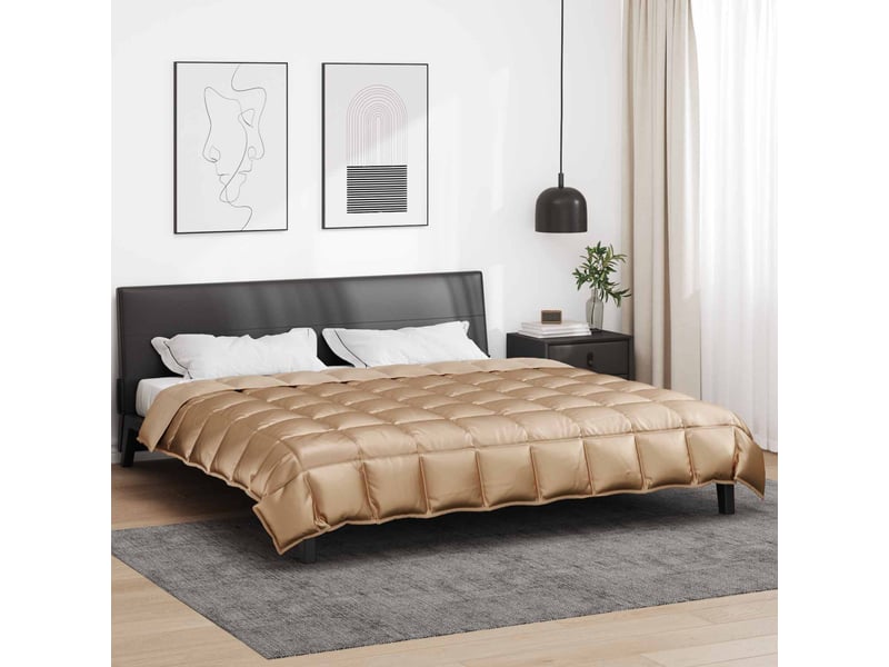  Duvet d'hiver - couette 200 x 240 cm 450 gm² doré  - Conforama B