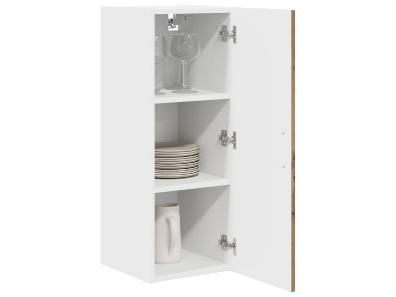 Meuble mural de cuisine | armoire de cuisine 2 pcs chêne artisanal shl859 - Conforama C