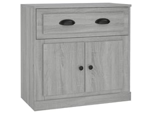 Buffet - bahut - meuble de rangement sonoma gris 70x35,5x67,5 cm bois d'ingénierie