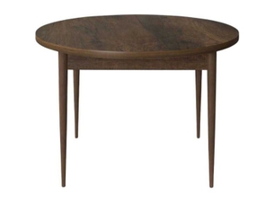 Table de repas ronde rox marron