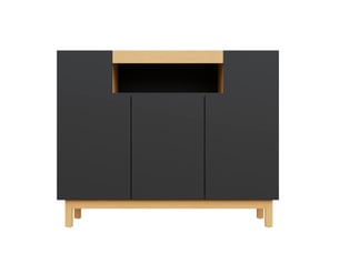 Buffet 3 porte(s)   OSUPNESSEE  - 120.5 cm coloris noir 