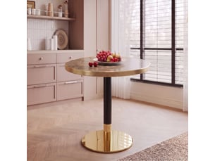 Table basse rond(e) coloris gris STILVORA  - 60 cmx60 cm