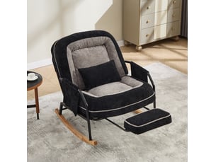 Fauteuil relax manuel MODENVIE Tissu bicolore vendu A l'unité