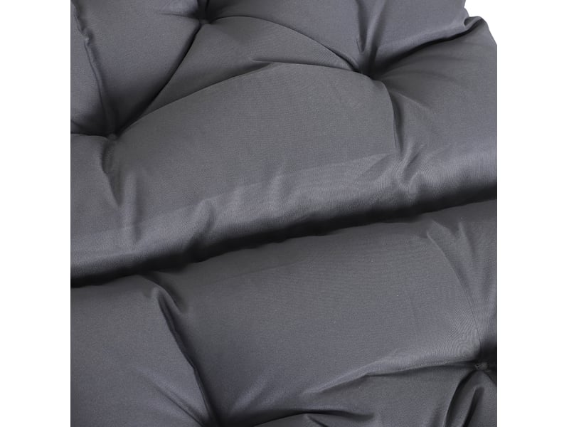  Lot de 2 coussins gris pour chaises à dossier bas, en mousse épaisse, pour votre confort au quotidien  - Conforama D