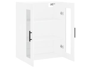 Armoire murale rangement design pratique 69,5 x 34 x 90 cm en bois blanc 02_0048641