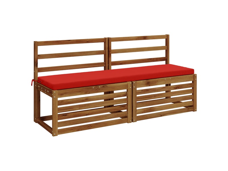 Coussin de banc, coussin d'assise, coussin de canapé soest 100 % polyester rouge 160 x 40 x 5 cm cf53516 - Conforama C