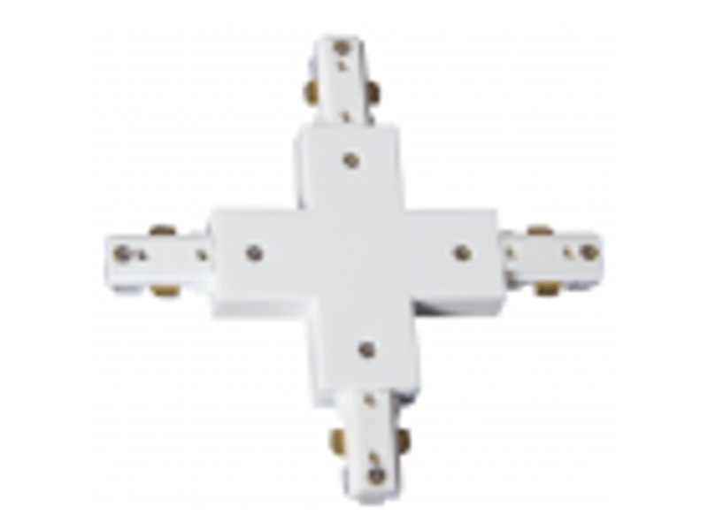  Fabrilamp connecteur en x pour rail monophasé 2 fils noir 0840CONECT-X-NE - Conforama B