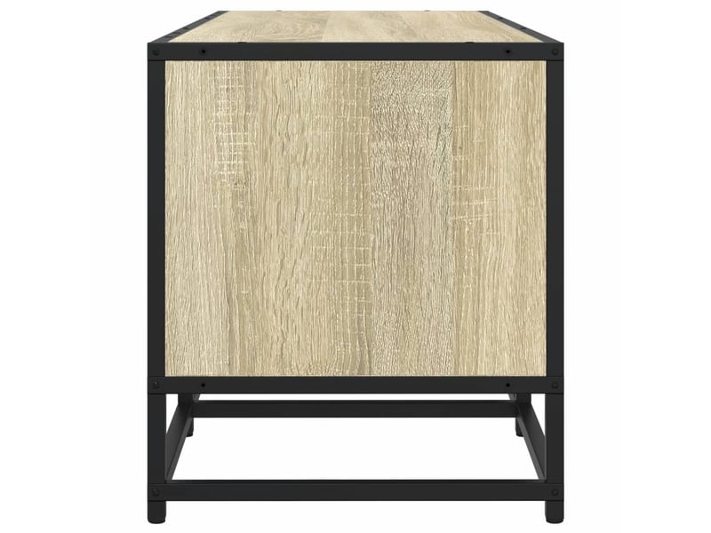  Meuble tv - banc tv - meuble de rangement chêne sonoma 180x35x41 cm bois d'ingénierie  - Conforama E