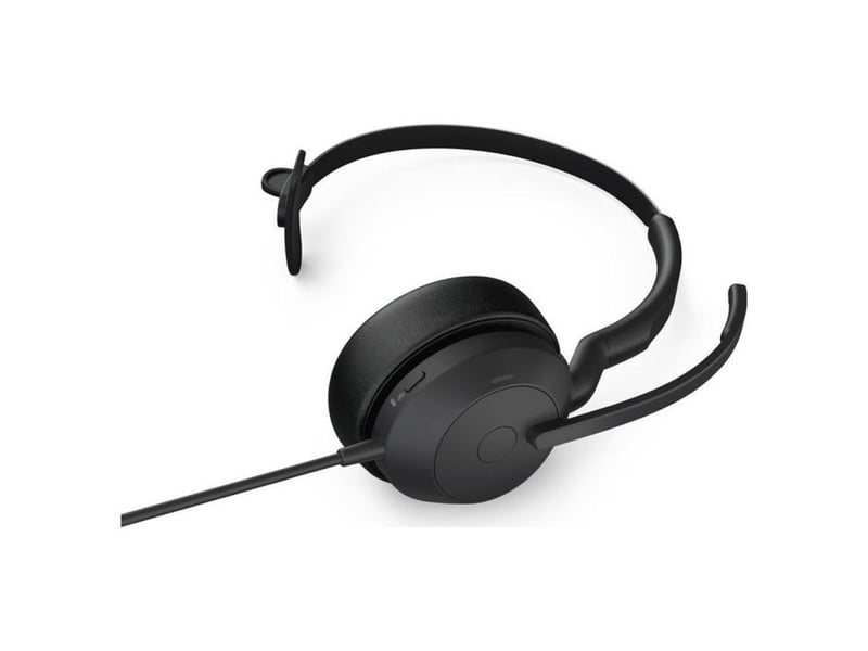  Casque mono avec micro evolve2 50 arceau noir bluetooth 5.2 usb-cusb-a 403627_AAAXK85169_6_DROPFR - Conforama C