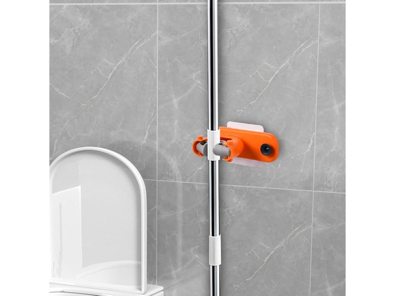 Adhésif mural pour support de vadrouille, pour organisateur de vadrouille sans perceuse, pince à cintre pour balai à linge, orange CSLJY-LIEN0002545CSLJY - Conforama C