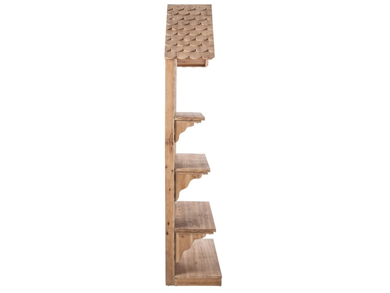  Étagère chalet en bois basile 240cm naturel  - Conforama C