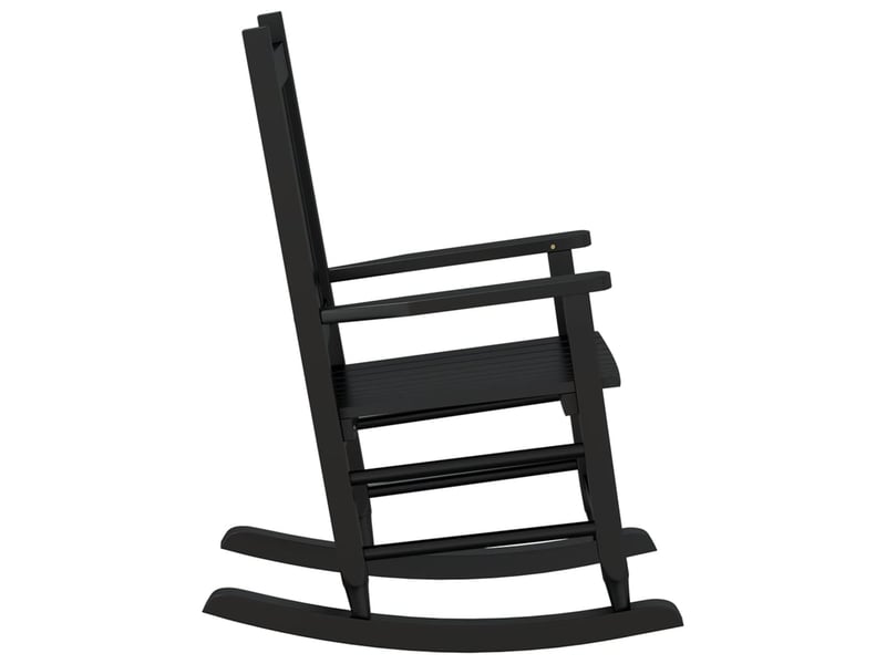  Chaise à bascule pour enfants 6-12 ans en bois de peuplier noir dec028936  - Conforama C