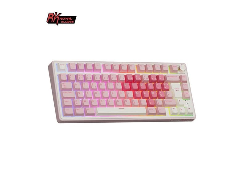  Clavier mecanique gaming 75% rk75pro azerty sans fil tri-mode bt 2,4g usb-c hot swap rgb pbt 321202_AACIS48388_6_DROPFR - Conforama B