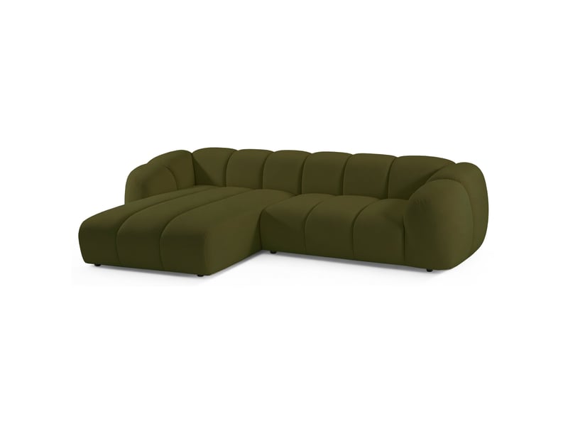  Selsey millma - canapé d'angle - 300 cm - velours vert Millma - Conforama A