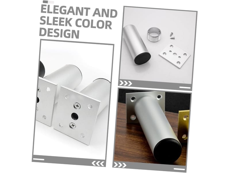  2pièces meuble réglables lot pour armoire table de chevet de remplacement pour meubles de salle de bain cuisine  - Conforama D