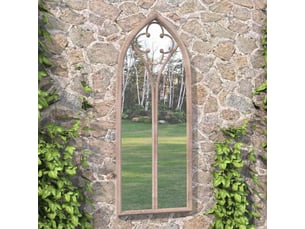 Miroir  à fixer coloris beige <strong></strong>  <strong></strong> - 100 cm x 45 cm