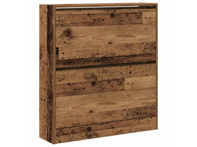  Meuble à chaussure, cabinet à chaussures 80x21x87,5 cm bois d'ingénierie shl7771  - Conforama A