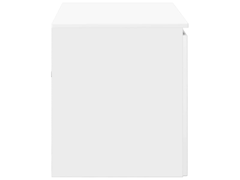  Cabinet salle de bain mural, meuble de rangement blanc brillant shl459  - Conforama D