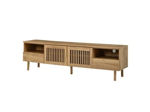 Meuble tv coloris naturel 180 cm <strong></strong>  <strong></strong>