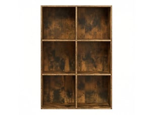 Bibliotheque coloris  marron 6 étagère(s)   - 29 cm x 89 cm