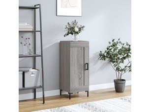 Buffet - bahut - meuble de rangement sonoma gris 34,5x34x90 cm bois d'ingénierie