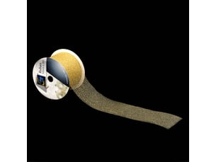 Ruban imprimé 50mm l.3 m polyester assorti