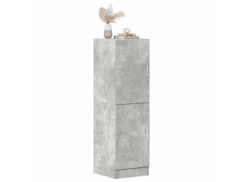  Meuble de rangement, armoire de cuisine gris béton 38x41,5x131,5cm bois ingénierie  - Conforama B