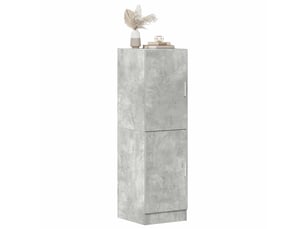 Meuble de rangement, armoire de cuisine gris béton 38x41,5x131,5cm bois ingénierie